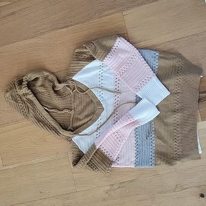 NEW Amazon striped sweater